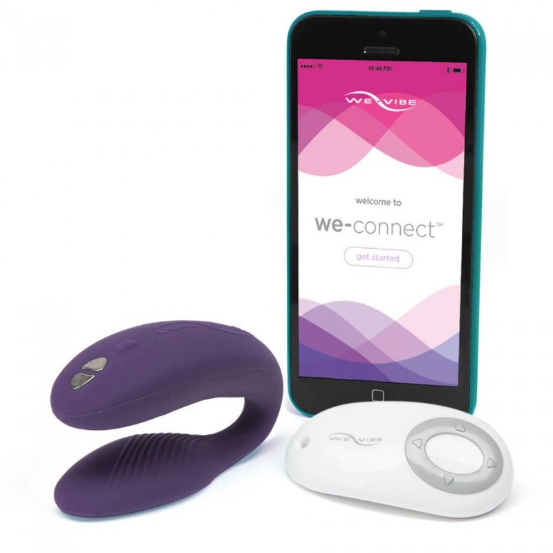 We-Vibe Sync Remote and App Control  Couple's Vibrator - Purple